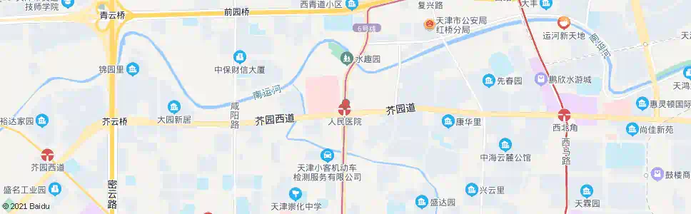 天津红旗路_公交站地图_天津公交_妙搜公交查询2025