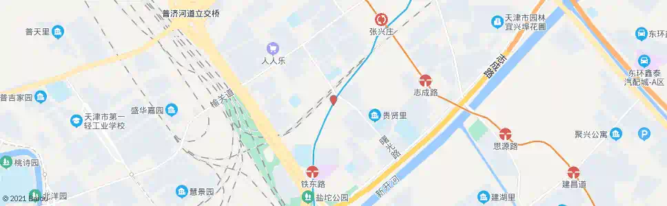 天津宜白小区_公交站地图_天津公交_妙搜公交查询2025