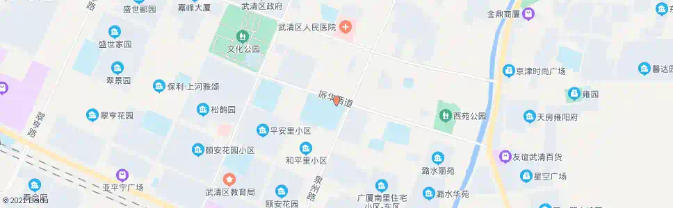 天津杨村三中_公交站地图_天津公交_妙搜公交查询2025