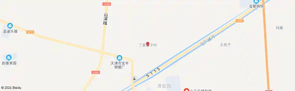 天津丁家房子_公交站地图_天津公交_妙搜公交查询2025