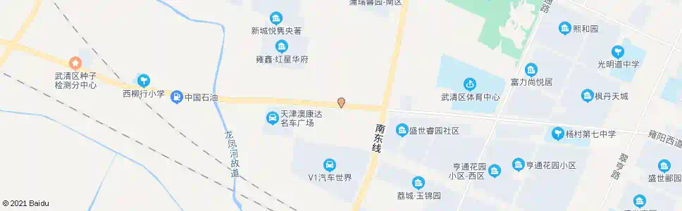 天津杨四口_公交站地图_天津公交_妙搜公交查询2025