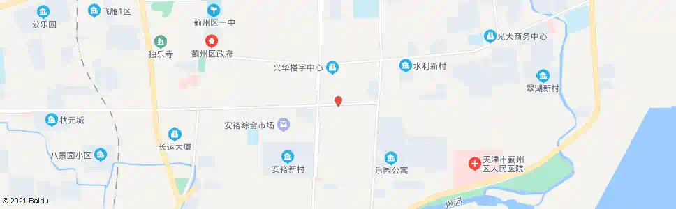 天津大道张庄村_公交站地图_天津公交_妙搜公交查询2025