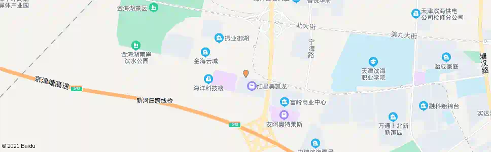 天津国际企业大道_公交站地图_天津公交_妙搜公交查询2025