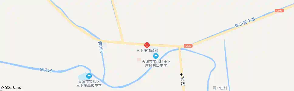 天津王卜庄_公交站地图_天津公交_妙搜公交查询2025