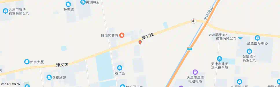 天津清华瑞景_公交站地图_天津公交_妙搜公交查询2025