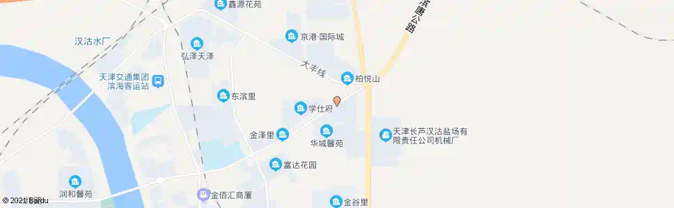 天津易居庭苑_公交站地图_天津公交_妙搜公交查询2025