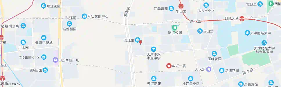 天津龙江里_公交站地图_天津公交_妙搜公交查询2025