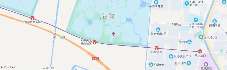 天津南开大学图书馆_公交站地图_天津公交_妙搜公交查询2025