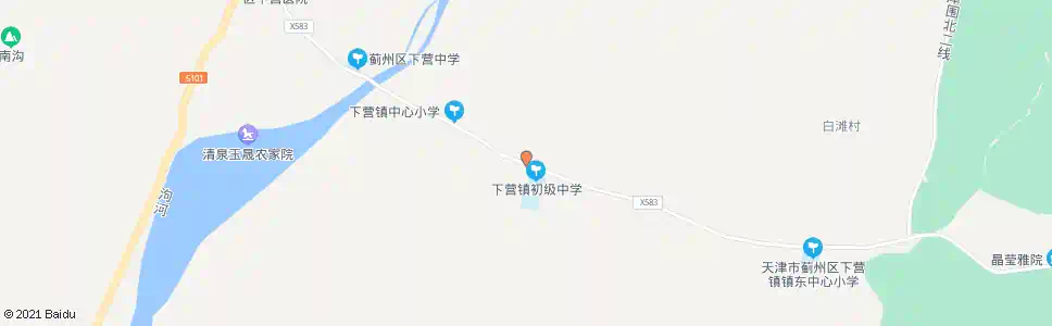 天津下营_公交站地图_天津公交_妙搜公交查询2025