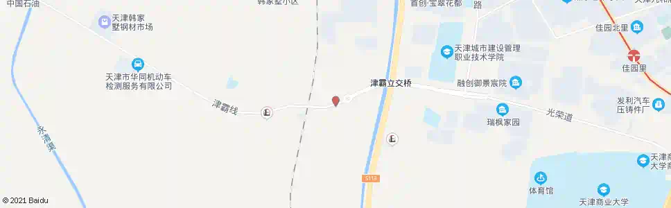 天津食品三厂_公交站地图_天津公交_妙搜公交查询2025