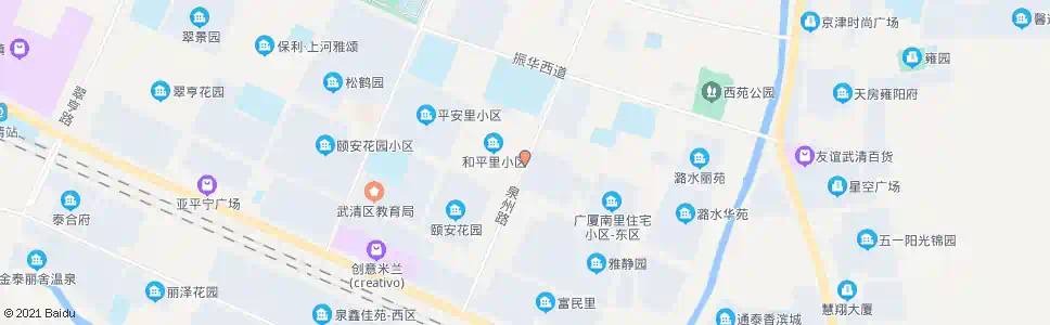天津和平里_公交站地图_天津公交_妙搜公交查询2025