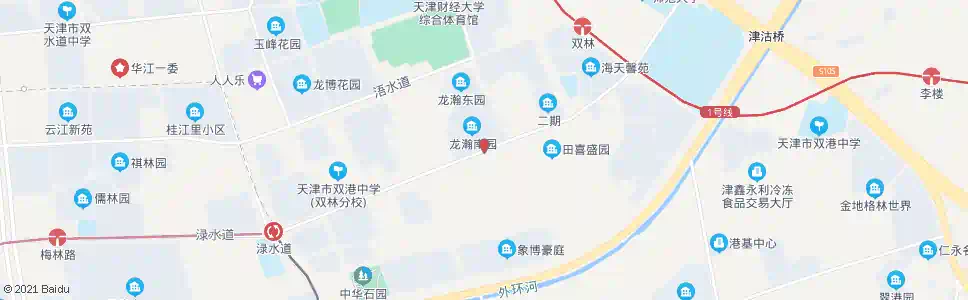 天津渌水道艺林路_公交站地图_天津公交_妙搜公交查询2025