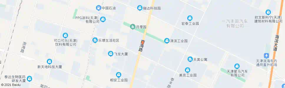 天津雀巢公司(中央大道)_公交站地图_天津公交_妙搜公交查询2025