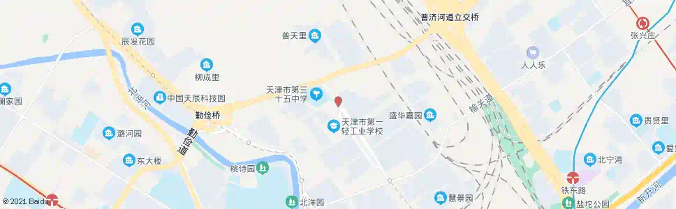 天津普济河道立交桥_公交站地图_天津公交_妙搜公交查询2025