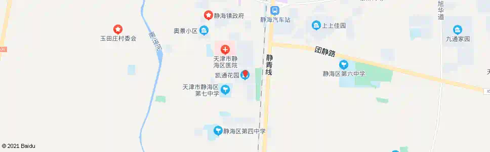 天津凯通花园_公交站地图_天津公交_妙搜公交查询2025