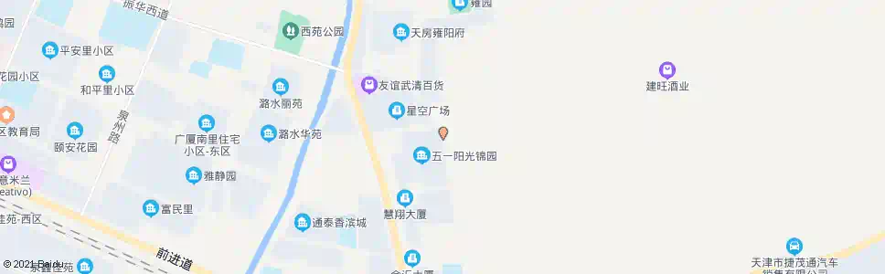 天津五一阳光锦园_公交站地图_天津公交_妙搜公交查询2025