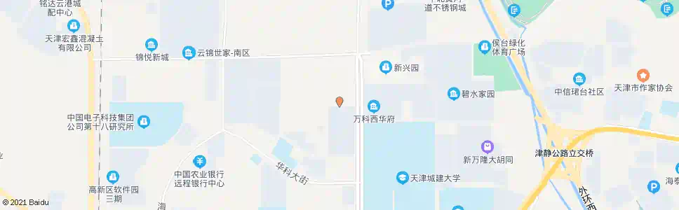 天津华鼎智地_公交站地图_天津公交_妙搜公交查询2025
