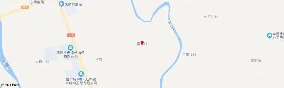 天津霍屯村_公交站地图_天津公交_妙搜公交查询2025