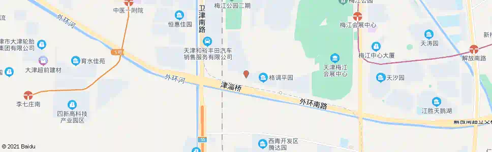 天津逸涛园_公交站地图_天津公交_妙搜公交查询2025