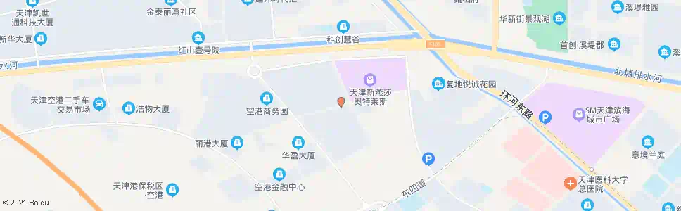 天津空港奥特莱斯南站_公交站地图_天津公交_妙搜公交查询2025
