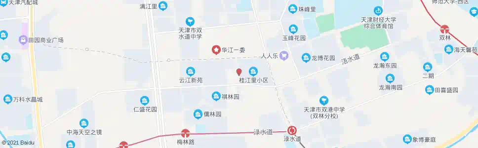 天津榆林路桂江里_公交站地图_天津公交_妙搜公交查询2025
