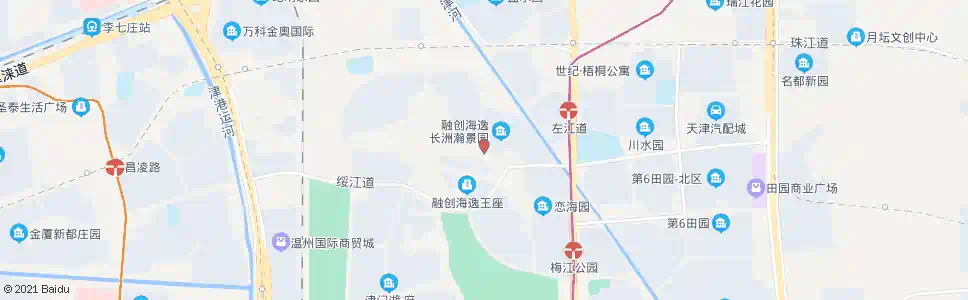 天津瀚景园_公交站地图_天津公交_妙搜公交查询2025