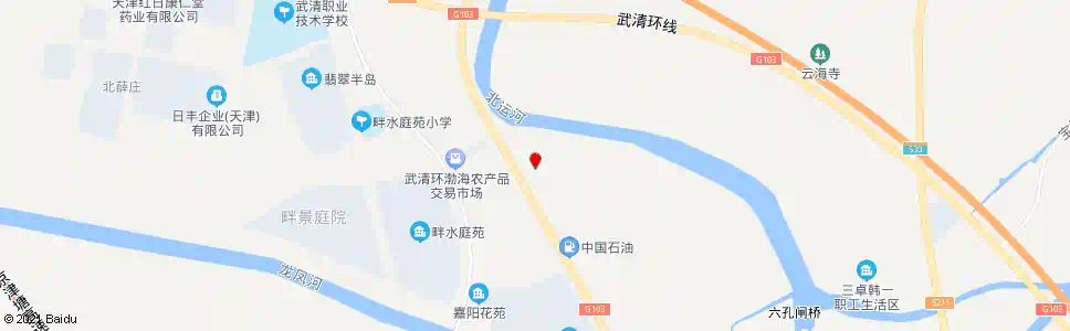 天津卞官屯_公交站地图_天津公交_妙搜公交查询2025