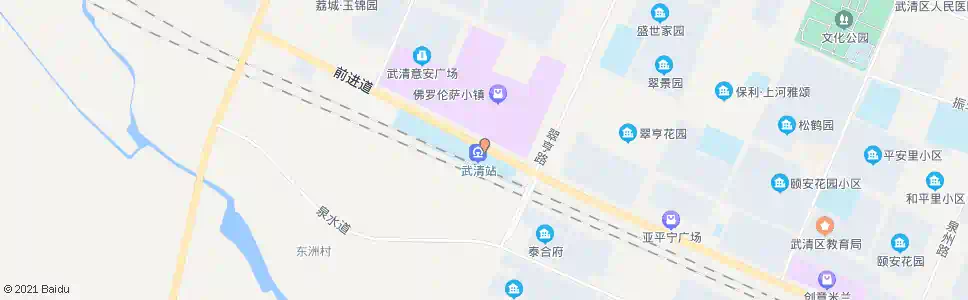 天津武清城际站_公交站地图_天津公交_妙搜公交查询2025