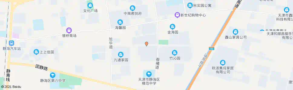 天津景华春天_公交站地图_天津公交_妙搜公交查询2025