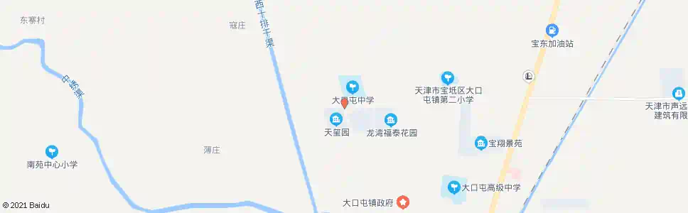 天津大口屯镇北_公交站地图_天津公交_妙搜公交查询2025