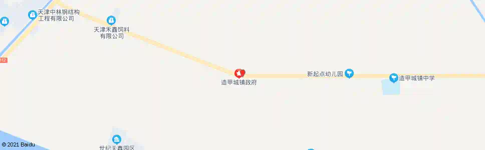 天津造甲镇政府_公交站地图_天津公交_妙搜公交查询2025