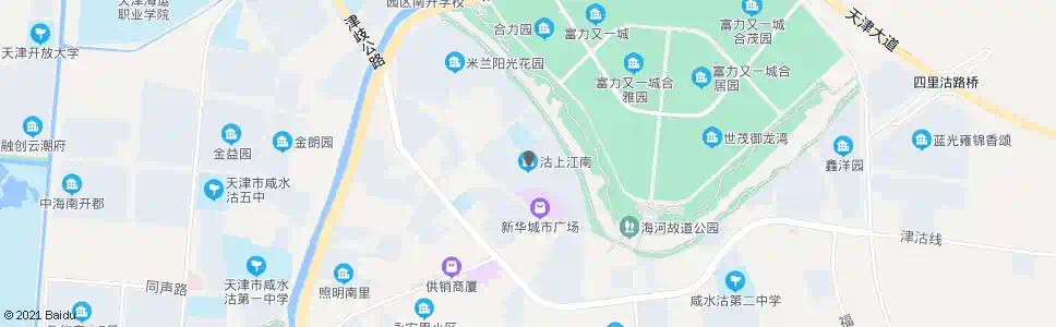 天津沽上江南_公交站地图_天津公交_妙搜公交查询2025