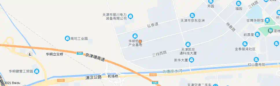 天津低碳产业基地_公交站地图_天津公交_妙搜公交查询2025