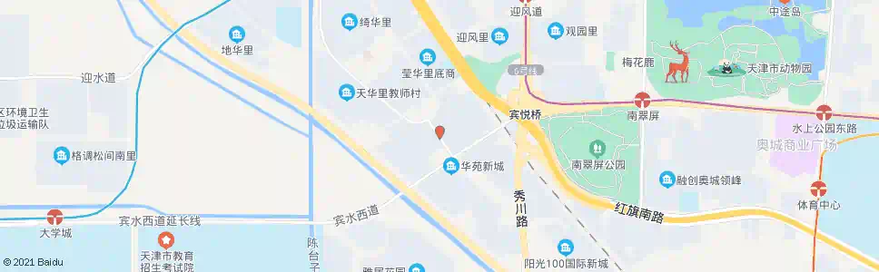 天津居华里_公交站地图_天津公交_妙搜公交查询2025