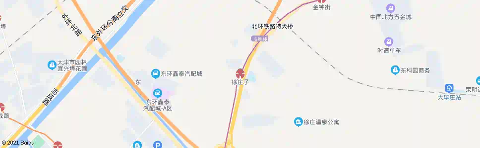 天津徐庄子_公交站地图_天津公交_妙搜公交查询2025