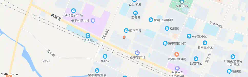 天津翠亨花园南里_公交站地图_天津公交_妙搜公交查询2025
