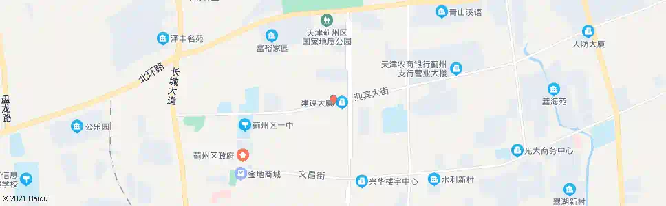 天津建设大厦_公交站地图_天津公交_妙搜公交查询2025