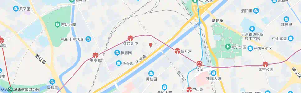 天津天津外国语学校_公交站地图_天津公交_妙搜公交查询2025