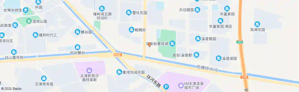 天津华明新家园南站_公交站地图_天津公交_妙搜公交查询2025