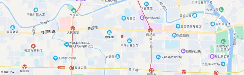 天津康华里_公交站地图_天津公交_妙搜公交查询2025