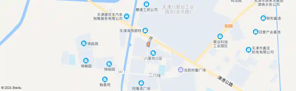 天津八里坊北区_公交站地图_天津公交_妙搜公交查询2025