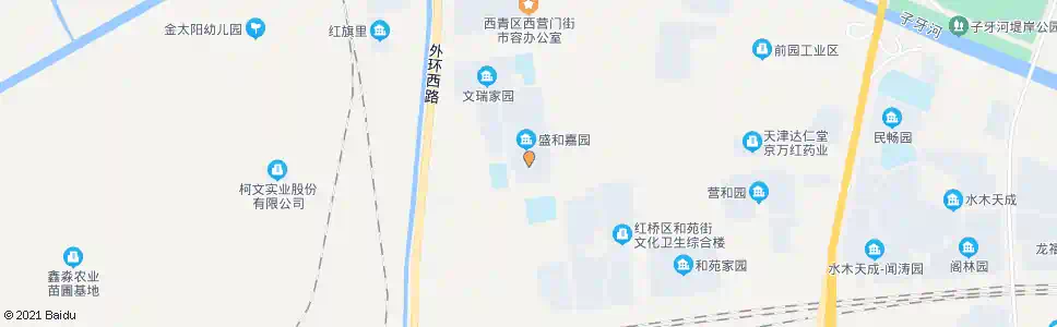 天津华城景苑_公交站地图_天津公交_妙搜公交查询2025