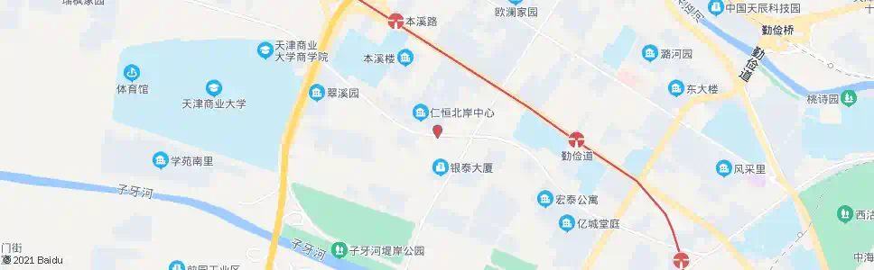 天津咸阳北路_公交站地图_天津公交_妙搜公交查询2025