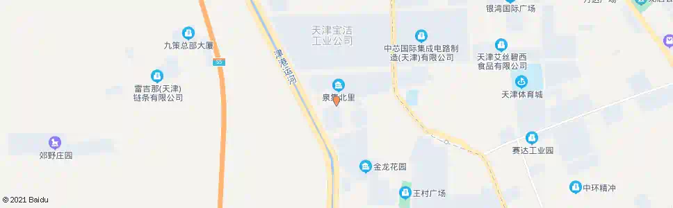 天津泉集里_公交站地图_天津公交_妙搜公交查询2025
