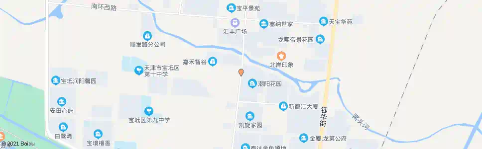 天津潮阳花园_公交站地图_天津公交_妙搜公交查询2025