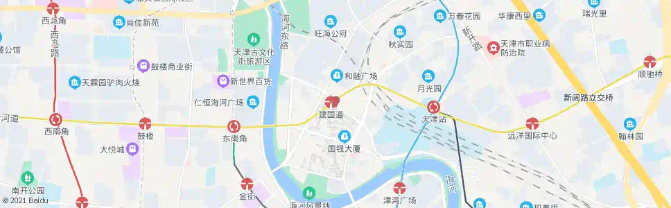 天津民族路_公交站地图_天津公交_妙搜公交查询2025