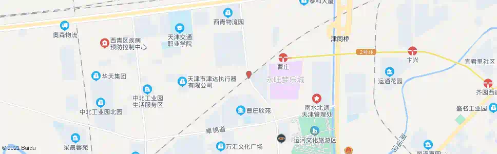 天津中北镇工业园管委会_公交站地图_天津公交_妙搜公交查询2025