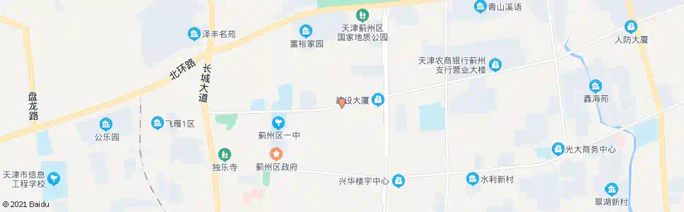 天津蓟县规划局_公交站地图_天津公交_妙搜公交查询2025
