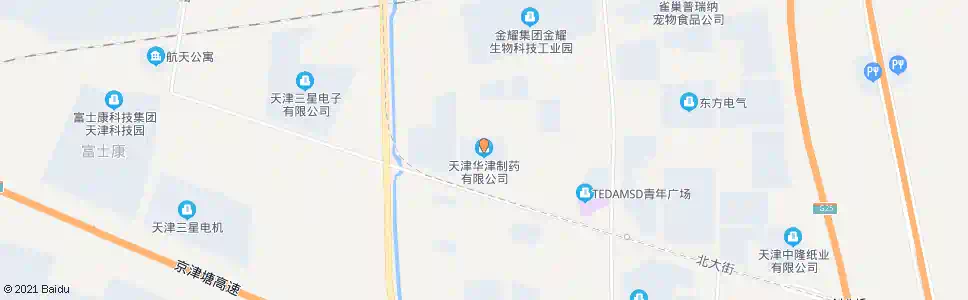 天津华津制药_公交站地图_天津公交_妙搜公交查询2025