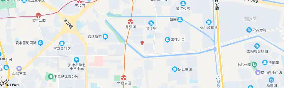 天津四十八中_公交站地图_天津公交_妙搜公交查询2025